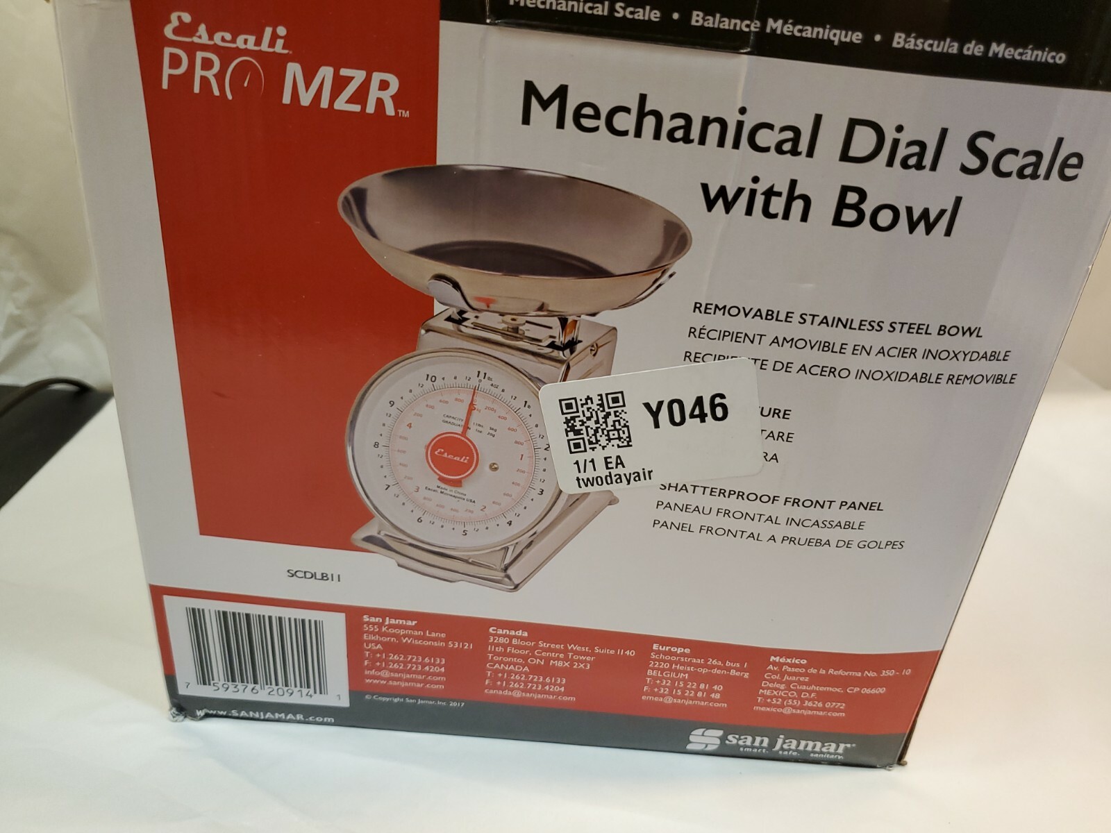 San Jamar Escali Pro Mzr 11 Lb Stainless Steel Mechanical Dial Scale With Bowl For Sale Online Ebay San Jamar Escali Pro Mzr 11 Lb Stainless Steel Mechanical Dial Scale With Bowl For Sale Online Ebay
