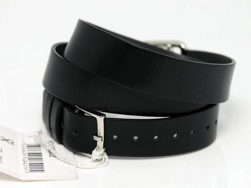 NEW CK CALVIN KLEIN K1L23502 SWISS MADE WOMEN'S BLACK WATCH LEATHER - Picture 6 of 8
