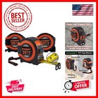 3 Pack - 25 ft Tape Measures - Easy to Read Fractions to 1/8th inch - Magneti...