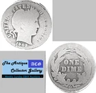 Antique 1902 O⌛US New Orleans Mint Silver Barber Dime🪙Antique🪙