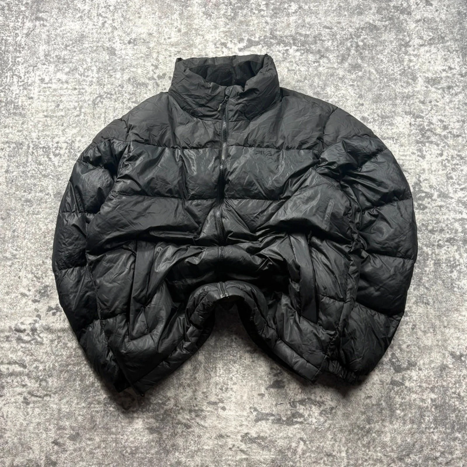 Black Fila Winter Puffer Jacket Men’s Size L