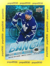 Auston Matthews, Toronto, 2025, Upper Deck Series II, BANG!, speckled, #BP-2