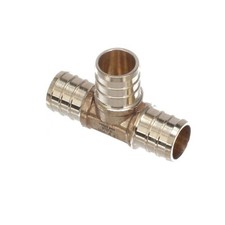 Viega V5018ZL Viega 46560 1 PEX CRIMP PUREFLOW BRASS TEE LEAD FREE