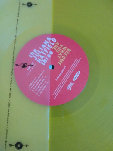 Become What You Are by The Juliana Hatfield Three (Yellow Vinyl 500 Copies Ltd) - Picture 3 of 5