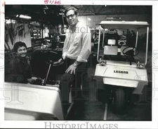 1985 Press Photo Keith Coleman, President of Simplex Manufacturing Company