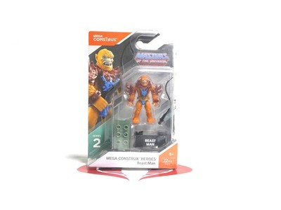 HE MAN Masters of the Universe Mega Construx Beastman Loose from Card Complete