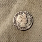 1909-S Barber Dime Nice Circulated VG/FINE! Complete Your Album! QA1054