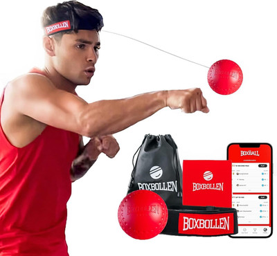 Boxbollen  Boxing Reflex Ball - Celebrity-Endorsed Home Workout Game - App-Conne