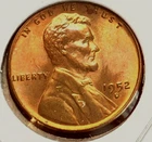 1952-D Lincoln Wheat Cent Penny GEM RED BU From an Original Bank Roll