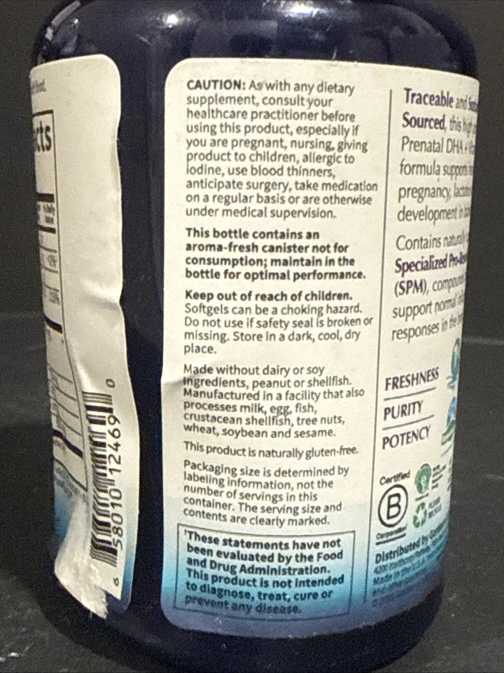 Garden of Life Dr. Formulado Prenatal Dha 30 Geles Blandos Exp 10/2026 Foto 3 de 4