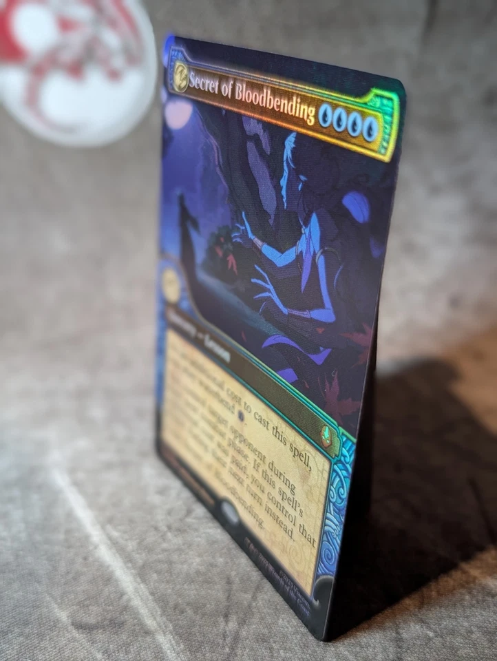 MTG, Secret of Bloodbending (#0337), Avatar TLA Showcase - Foil, NM Mythic. - Image 3 of 4