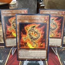 3x Volcanic Rimfire LD10-EN020 Legendary Duelists: Soulburning Volcano 1st Ed NM