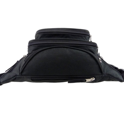 Mens Ladies Canvas Waist Bum Bag by RED X Fanny Pack Handy Travel Holiday Sec... - Picture 6 of 7