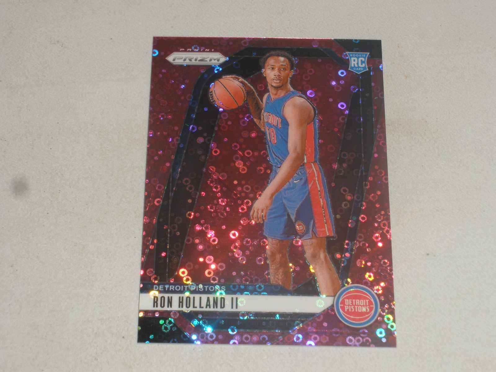 2024-25 Panini Prizm Fastbreak Pink Prizm #269 Ron Holland II 13/50 Rookie RC