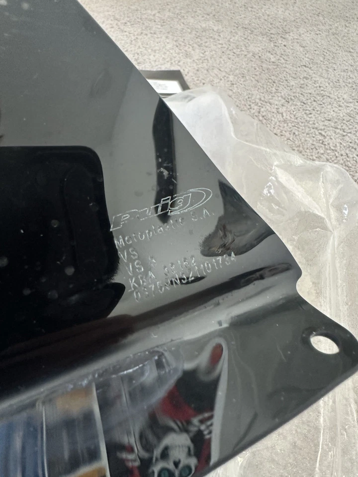 Ducati Panigale V4/S/R Puig R-Racer 2018-24 parabrisas negro nuevo Foto 3 de 3