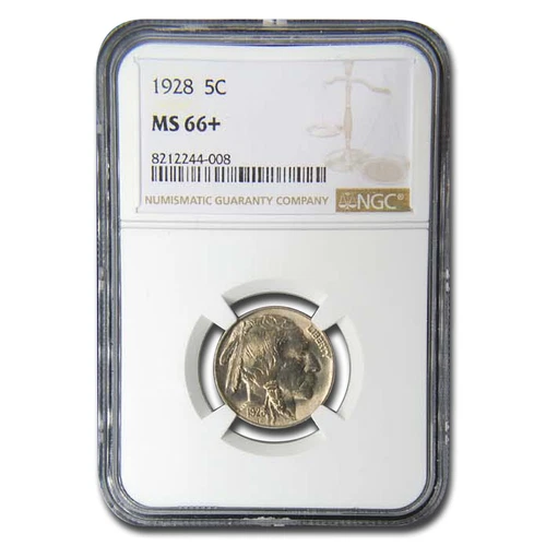 1928 Buffalo Nickel MS-66+ NGC