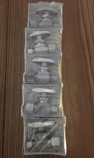 5-Pack BrassCraft OCR14X C  1/2 X 3/8 Compr Angle Stop Valve, Chrome, New