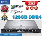 Dell PowerEdge R640 Silver 4114 2.20Ghz 10-Core 128GB DDR4 H740P 3.84TB SSD 2.5"