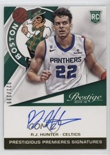 2015-16 Panini Prestige Prestigious Premieres Signatures /299 RJ Hunter Auto 8f4
