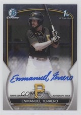 2023 Bowman Chrome Prospect Auto Enmanuel Terrero #CPA-ETO Auto 1b75