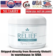 Bravenly Relief, Topical Cream for Unwanted Muscle & Joint Soreness, 3.4 oz, NEW
