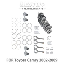 Crankshaft & Con Rods & Bearings & Pistons Kit For Scion tC 05-09 10 1340128030
