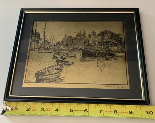 VINTAGE LIONEL BARRYMORE GERAHMTE GOLDFOLIENRADIERUNGEN METALLKUNSTDRUCKE 3 STÜCK - Bild 11 von 12
