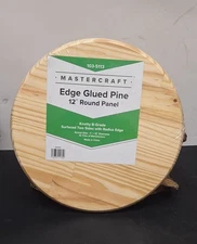 Mastercraft Edge Glued Pine 12" Round Panel 103-5113 5 pk
