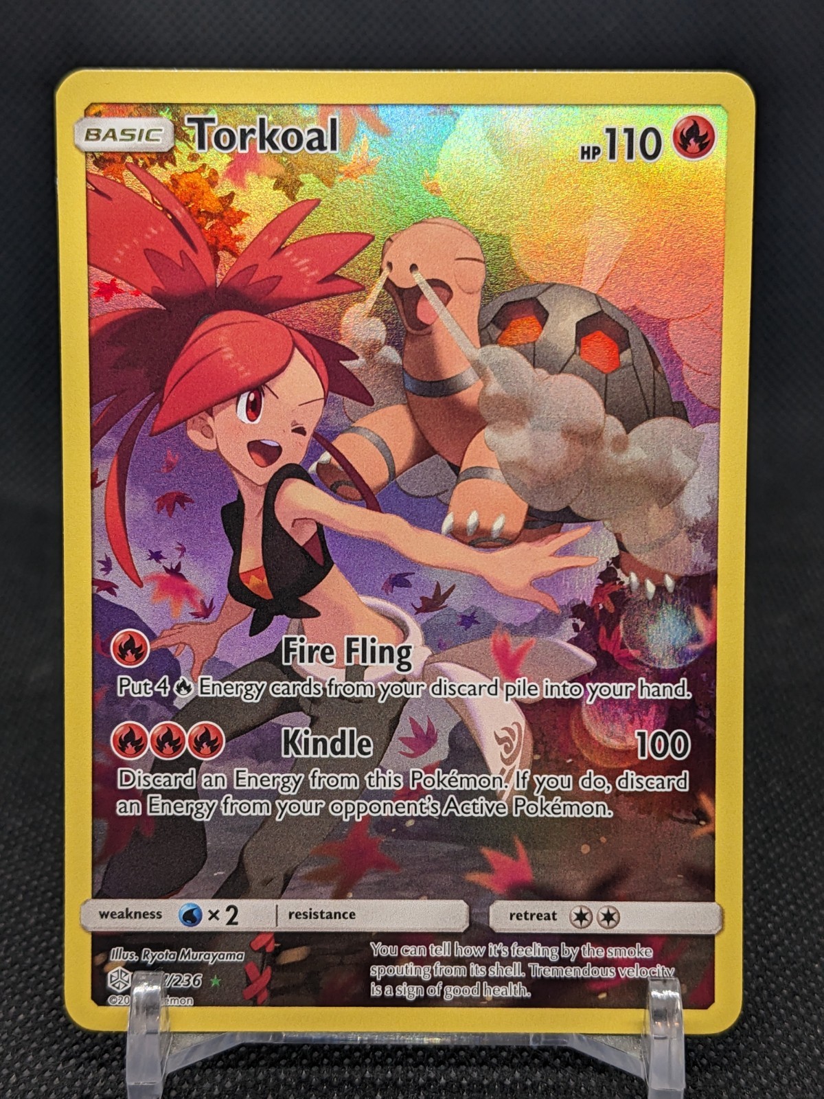 Torkoal Secret 237/236 SM Cosmic Eclipse Pokemon NM