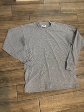 Pro Club SUPER HEAVY LONG SLEEVE T-SHIRT Gray Size L