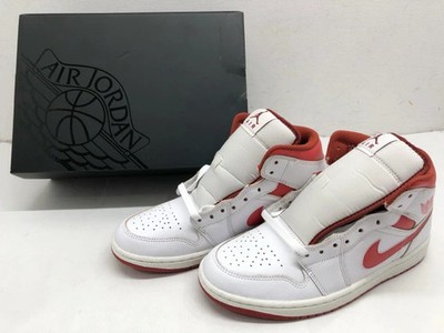 Nike Air Jordan 1 Mid SE Dune Red Shoes Used #S330067