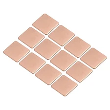 Heatsink Copper Pad Shim 15mmx15mmx1mm Thermal Conductive Heat Sink 12Pcs