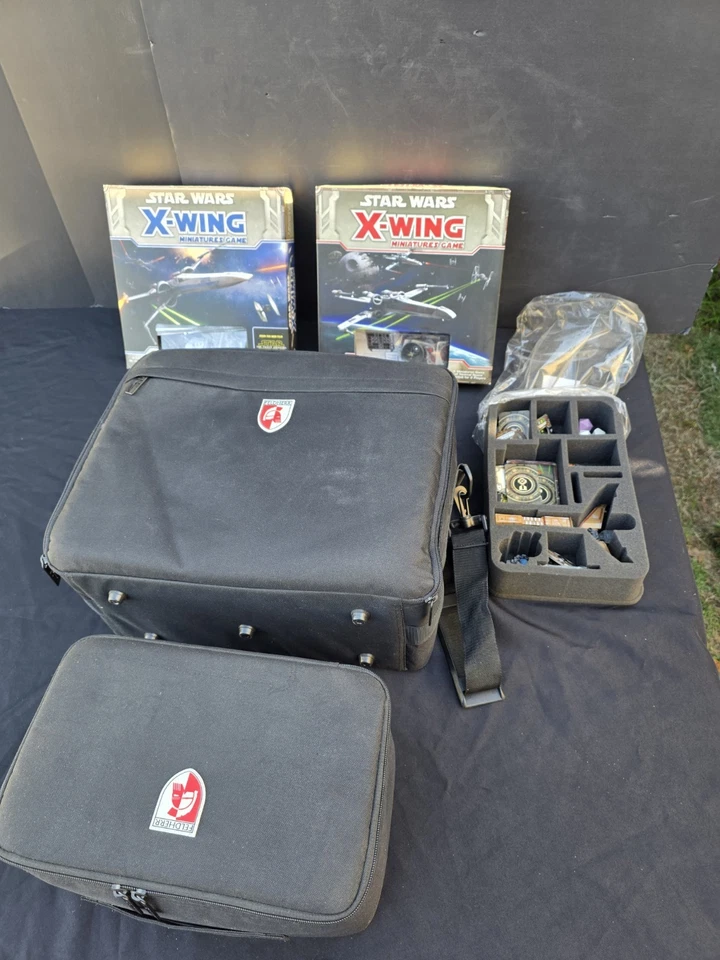 Star Wars X-Wing Miniatures 34 Lot Huge Collection CR90 Raider Slave Falcon TIE - Image 2 of 4