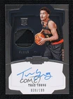 2018-19 Panini Dominion Jersey 39/199 Trae Young #180 Rookie Auto RC