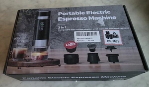 Portable Electric Espresso Machine, Car Coffee Maker for Travel Camping