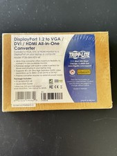 Tripp Lite DisplayPort 1.2 to VGA/DVI/HDMI All-in-One Cable P136-06N-HDV-4K