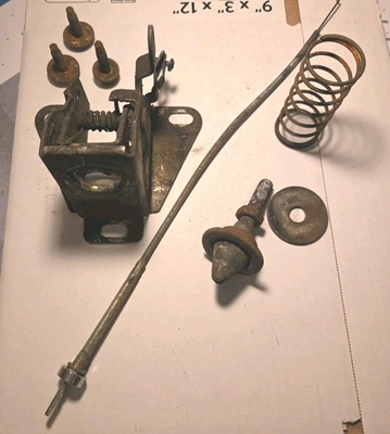 #ad #ad International Scout II Hood Latch Assembly All Parts Cable Latch Spring and Pin $150.00