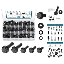 Comprehensive 272Pcs Bolt Assortment: M6, M8 & M10 - Corrosion Resistant