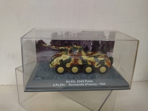 Sd.kfz.234/2 PUMA 1944 2 Pz Div NORMANDIE WW 2 1:72 ALTAYA IXO - Imagen 3 de 3