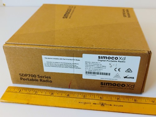 Simoco XD Digital Portable Radio SDP760 READ DESCRIPTION - Picture 6 of 6