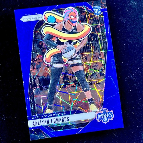 1/1 AALIYAH EDWARDS RC 💎 BLUE LAZER ROOKIE SSP 💎 NEW PENINI: ONE OF ONE ART - Picture 2 of 14