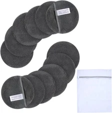 Reusable Makeup Remover Pads for Face,Eyes,Lips Microfiber Face Cleansing Gloves