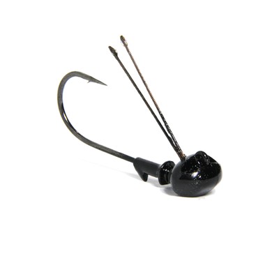 Tackle HD 3 Pk Stealth HD Jig Head, 5/8 Oz Weedless Jigs, Fishing Hook,  Black