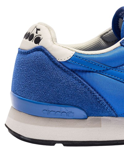 Scarpe Diadora Camaro Sneaker Uomo Sintetico Bianco/Azzurro - Foto 5 di 6