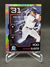 2025 Bowman Chrome Scouts Top 100 Chase DeLauter #BTP-31 Cleveland Guardians