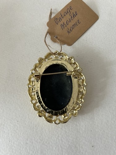 Vintage Kamee Brosche - Bild 3 von 4