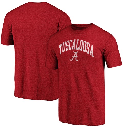 Men's Crimson Alabama Crimson Tide Arched City Tri-Blend T-Shirt - Bild 1 von 3