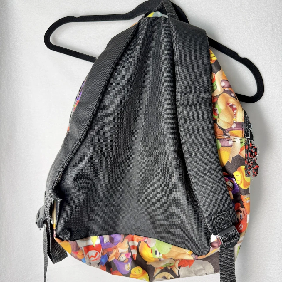 Nintendo Mario Kart Graphic Backpack All Over Print 2017 Black Multicolor S - Image 3 of 4