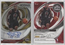 2021-22 Panini Spectra Icons Auto Gold Prizm /10 Jamal Crawford #IA-JCF Auto