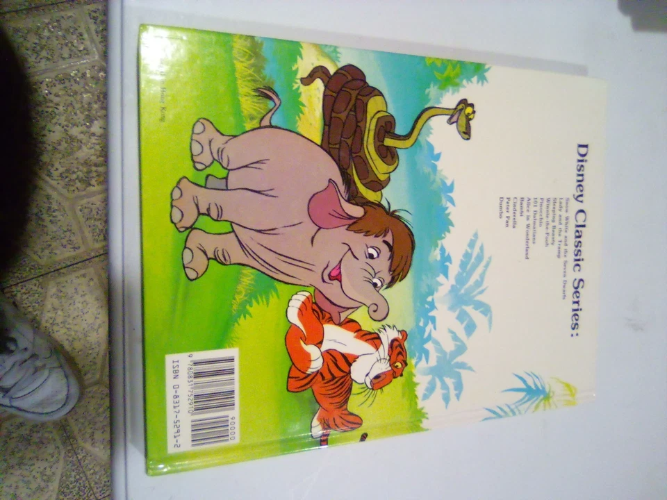 Lote de 2 libros de tapa dura de Walta Disney El Libro de la Selva y El Rey León Foto 3 de 4
